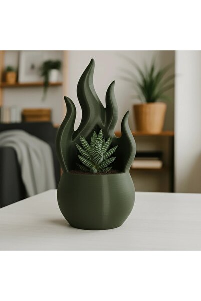 OEM Jardinieră Decorativă Design Flacără Modernă pentru Plante Mici