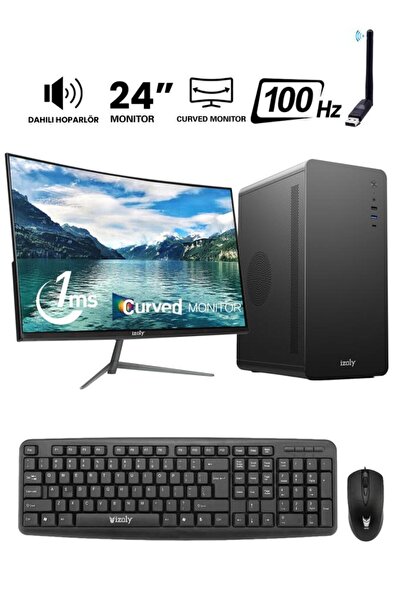IZOLY Desktop T500 Y İ5-10400 16GB 256GB SSD 24" Masaüstü Oem Paket