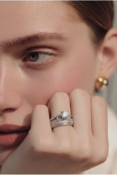 Monalisa Home Luxury Adjustable Ring with Stone Pattern