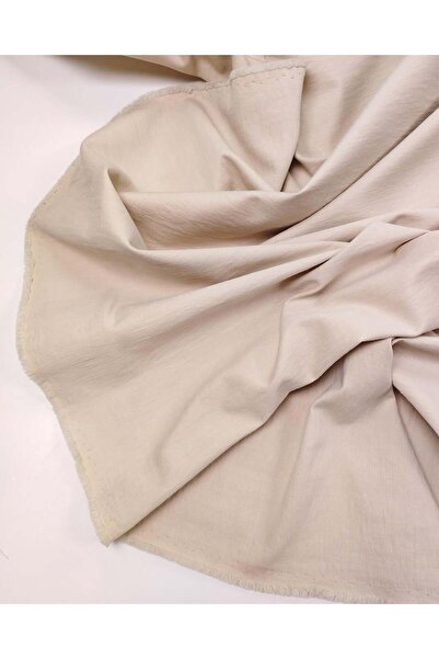 Kumaş Parça Beige Gabardine-Like Woven Fabric with a Full Body and Firm Shape...