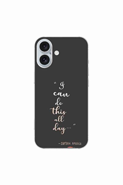 OEM Husa compatibila cu Apple iPhone 16 Silicon Gel Tpu Model Mesaj I Can Do ...
