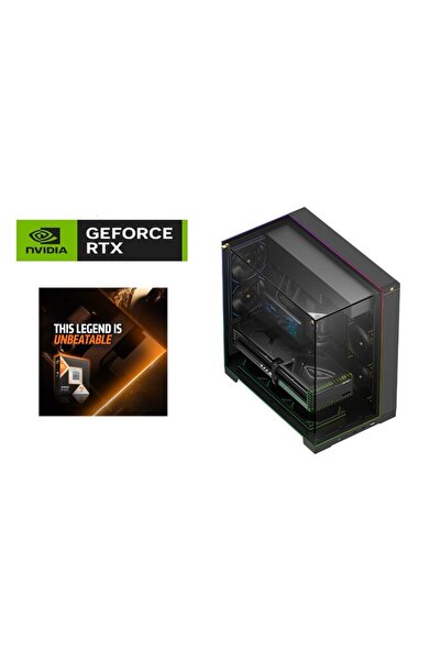 TR جهاز كمبيوتر للألعاب مع معالج AMD Ryzen 7 9800X3D ولوحة أم ASUS X870 وبطاق...