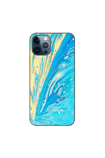 OEM Husa compatibila cu Apple iPhone 12 Pro Max Silicon Gel Tpu Model Aqua Bloom