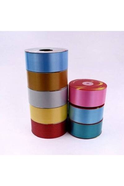 OEM Plastic Ribbon Raffia Type 5cm/100m Pink