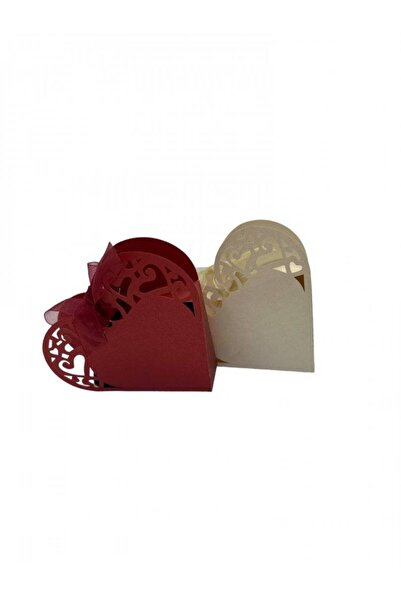 OEM Heart Shaped Cardboard Box 50/ Top Bottom Set Grena