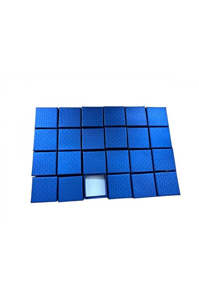 OEM Cutie Carton Pentru Inel 5x5cm 24/Set Patratele Albastru