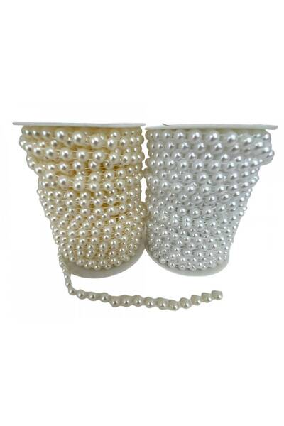 OEM Half Pearl Bead String 6 Mm Cream