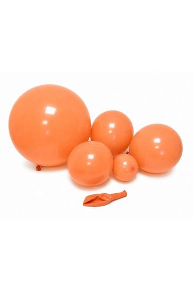 OEM Matte Balloons TX 14 Peach 18"-10/ Top Bottom Set