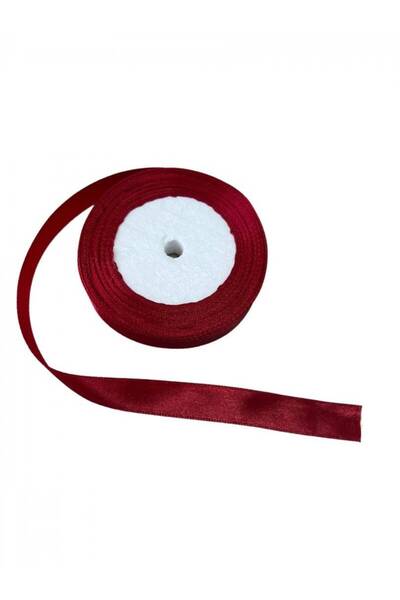 OEM Satin Ribbon 1.5cm/22m Dark Red 033 (Top Bottom Set of 3 pieces)
