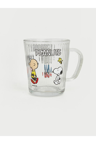 LC Waikiki Karışık Peanuts Baskılı Cam Kupa 380 ml