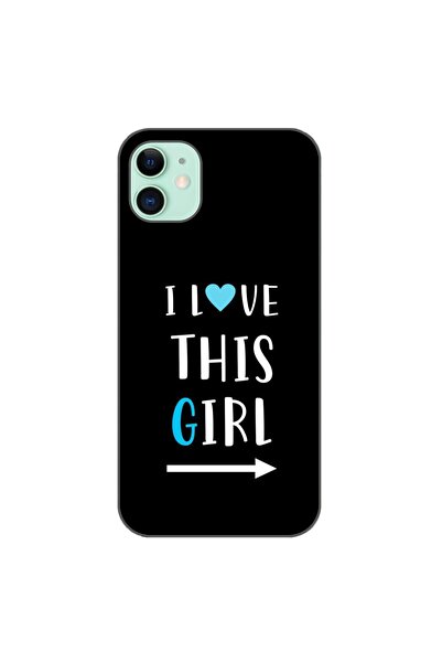 OEM Husa compatibila cu Apple iPhone 11 Silicon Gel Tpu Model Cupluri I love ...