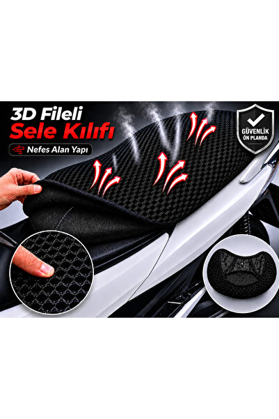 Vi Caro Husa scaun motocicleta Kuba NewCity 125 Husa scaun cu plasa 3D Protec...