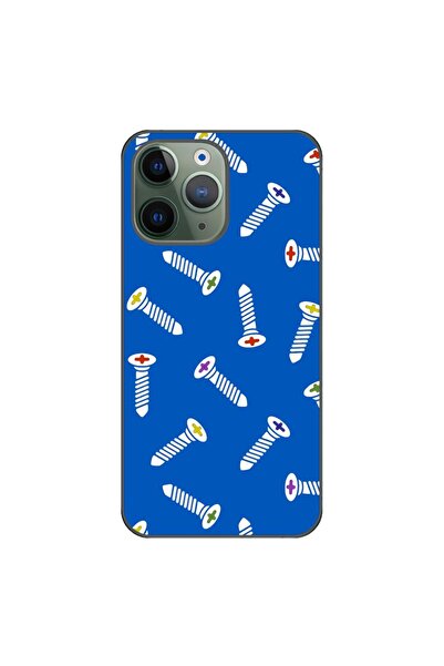 OEM Калъф, съвместим с Apple iPhone 11 Pro, силиконов гел TPU модел с шарка н...