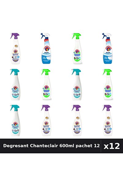 Chanteclair Set 12 Degresant Universal 600-625ml - Lavanda, Lămâie, Anticalca...