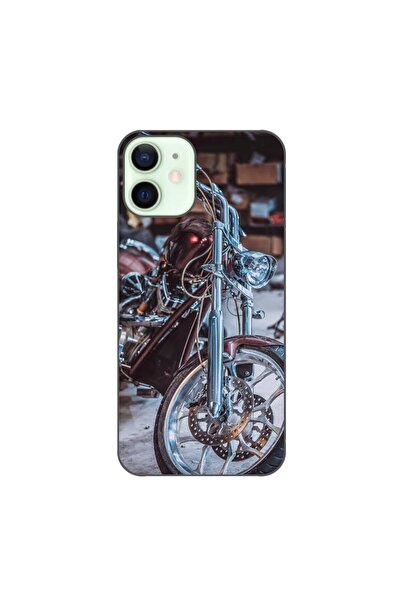 OEM Husa compatibila cu Apple iPhone 12 Mini Silicon Gel Tpu Model Harley Garage