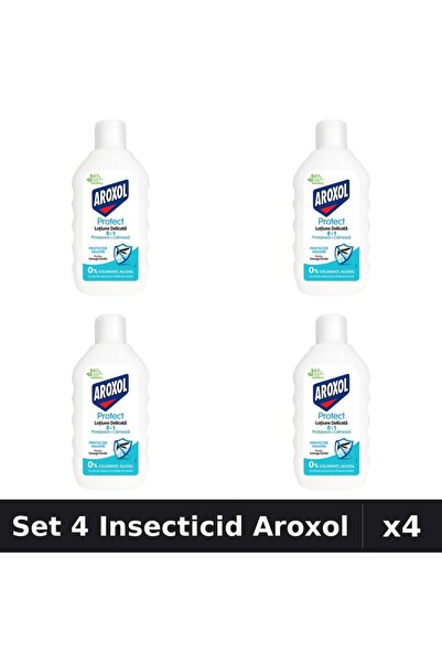 Aroxol Set 4 Produse Anti-Insecte - Loțiune Repelent Insecte