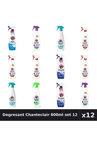 Chanteclair Set 12 Degresant Universal 600ml - Marsilia, Lămâie, Mosc Alb, An...