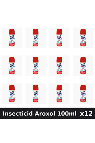 Aroxol Set 12 Spray Insecticid 100ml - Anti Gandaci, Tantari, Muste - Protect...