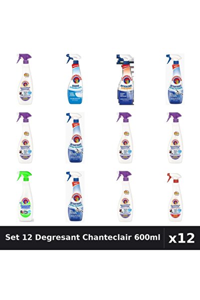 Chanteclair Set 12 Degresant Universal 600ml - Extra Puternic, Extra Rapid, E...