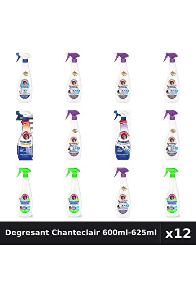 Chanteclair Set 12 Degresant Universal 600ml-625ml - Lavanda, Lamaie, Bicarbo...