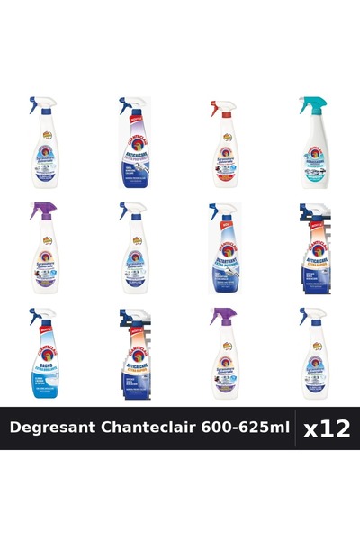 Chanteclair Pachet 12 Degresant Universal 600-625ml - 8 Arome, Anticalcar, De...