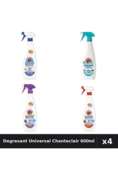 Chanteclair Set 4 Degresant Universal 600ml - Bicarbonat, Anti-Miros, Marsili...