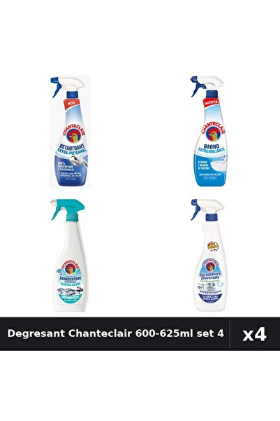 Chanteclair Set 4 Degresant Universal 600ml-625ml - Anti-Miros, Bicarbonat, E...