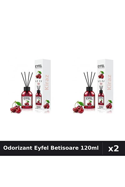 Eyfel Set 2 Odorizant Camera Betisoare Cirese 120ml - Parfum Intens
