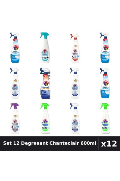 Chanteclair Set 12 Degresant Universal 600ml - Anti-Miros, Bicarbonat, Extra ...