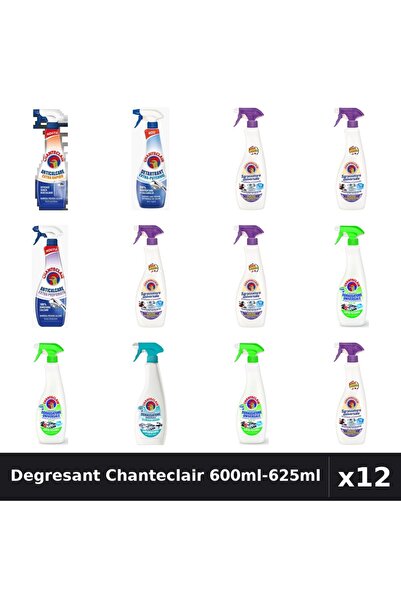 Chanteclair Set 12 Degresant Universal 600ml-625ml - 7 Arome, Anticalcar, Det...