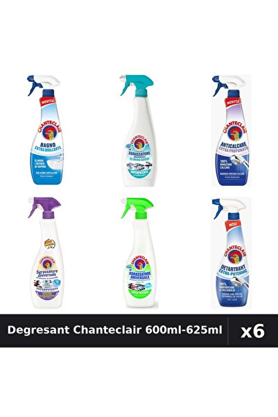 Chanteclair Set 6 Degresant Universal 600ml-625ml - Anti-Miros, Lavanda, Lămâie