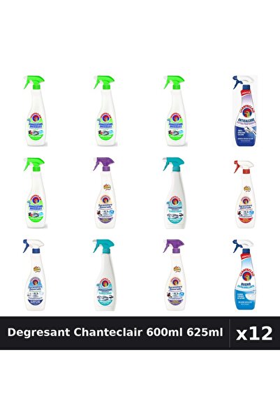 Chanteclair Set 12 Degresant Universal 600ml - 625ml - 8 Arome Asortate