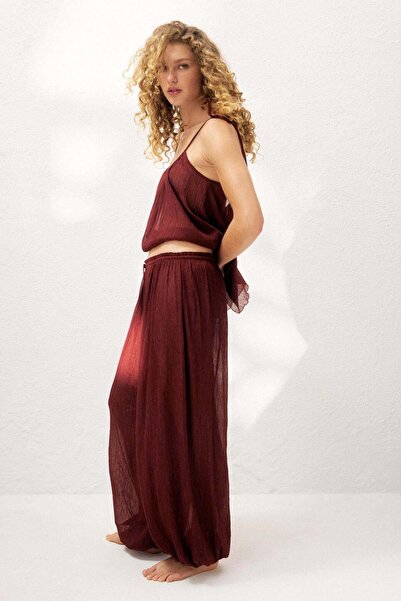 H&M Crinkled balloon beach trousers