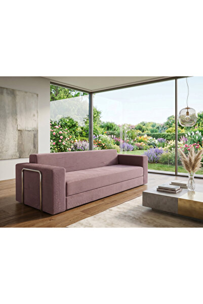 DECHOME 236x80 cm Yatak Olabilen Sünger Kanepe | Fitilli Kadife Kumaş, 22 DNS...