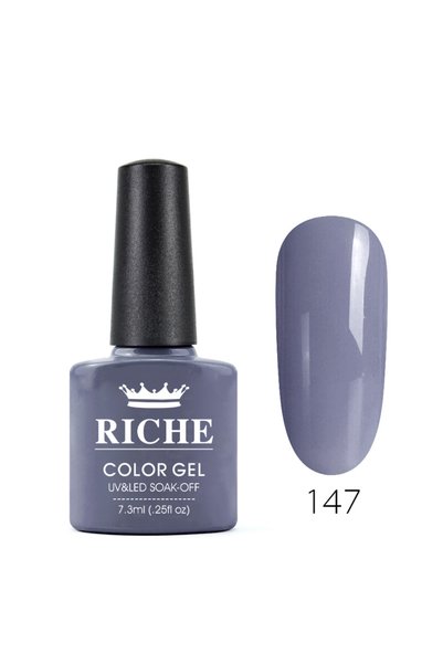 OEM Ojă semipermanentă Riche 147, Gri, 7.3 ml