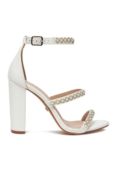 DeeZee Sandale de damă F0812-3 Albe
