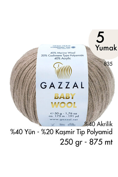 Gazzal Baby Wool 835