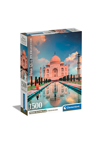CLEMENTONI Παζλ High Quality Collection Ταζ Μαχάλ 1500 τμχ - Compact Box