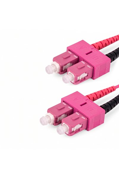 ALFAFONET Sc/Pc-Sc/Pc Multimode Om4 Duplex 10 Meter Fiber Patch Cord