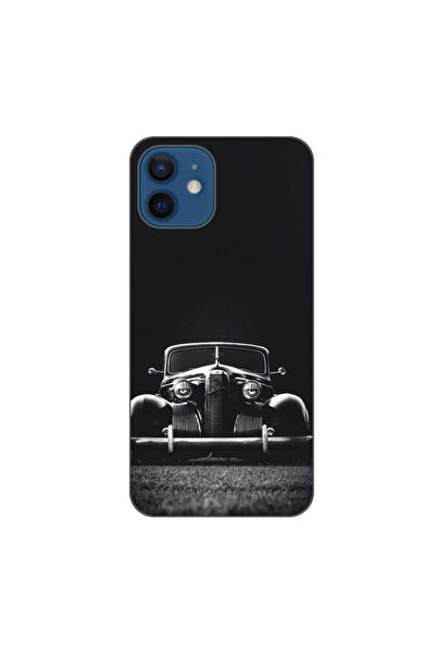 OEM Калъф, съвместим с Apple iPhone 12, силиконов гел TPU, модел  "Стар автом...
