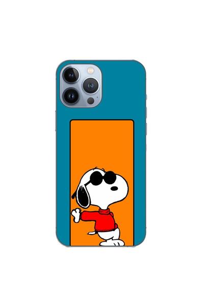 OEM Калъф, съвместим с Apple iPhone 13 Pro Max, силиконов гел TPU модел Снупи
