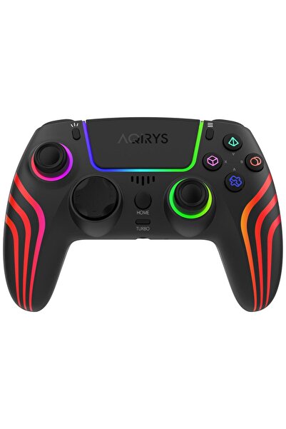 AQIRYS Themis Wireless Gamepad RGB Bluetooth with Built-in Speaker, Black