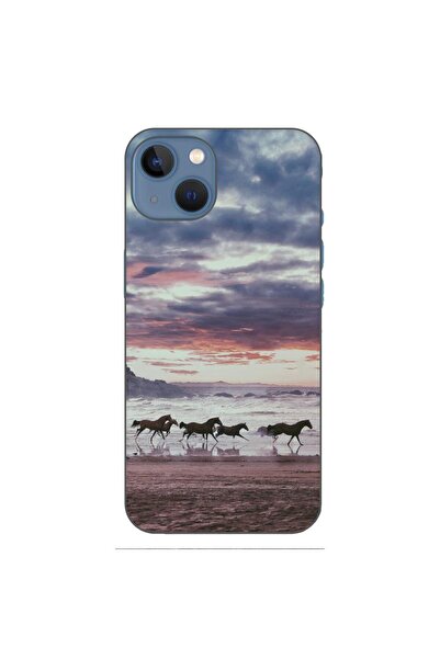 OEM Husa compatibila cu Apple iPhone 13 Silicon Gel Tpu Model Cai Alergand