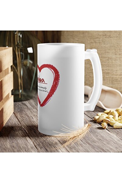 LADİJİTAL BASKI ÇÖZÜMLERİ Father's Day Special Beer Glass