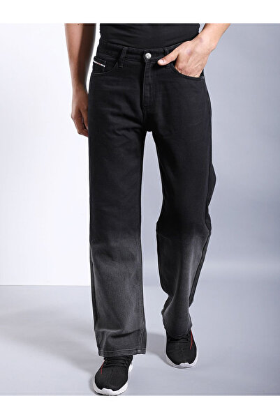 The Indian Garage Co By Styli Men Baggy Fit Solid Jeans