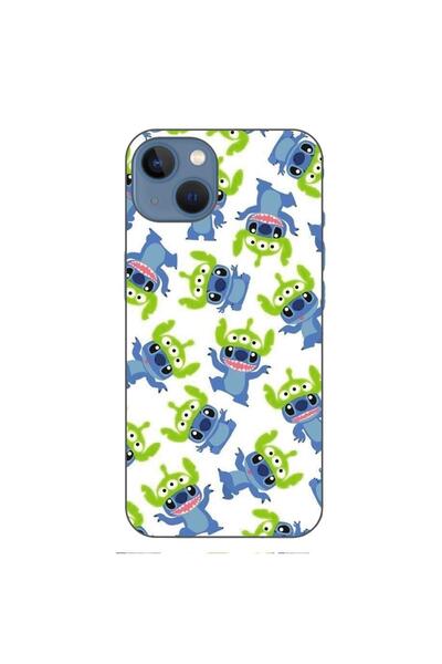 OEM Husa compatibila cu Apple iPhone 13 Silicon Gel Tpu Model Stitch Pattern ...