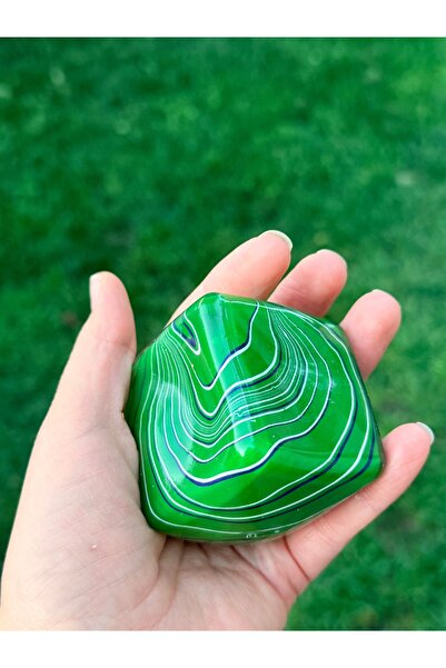 Needoh NICE CUBE antistres cub – Cub Squishy Antistres 5 cm, VERDE CU STRIATII, CU REVENIRE LENTĂ