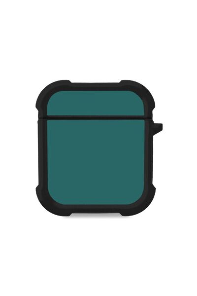 Sonique Θήκη Σιλικόνης ColorBloc Series για AirPods 1/2 Πετρόλ