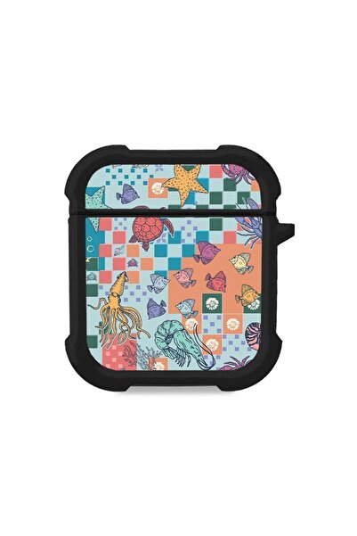 Sonique Θήκη Σιλικόνης Ocean Series για AirPods 1/2 Μωσαϊκό
