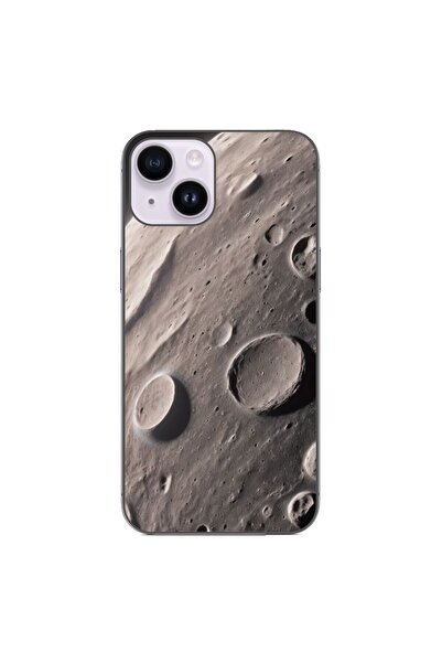 OEM Husa compatibila cu Apple iPhone 14 Silicon Gel Tpu Model Moon Surface